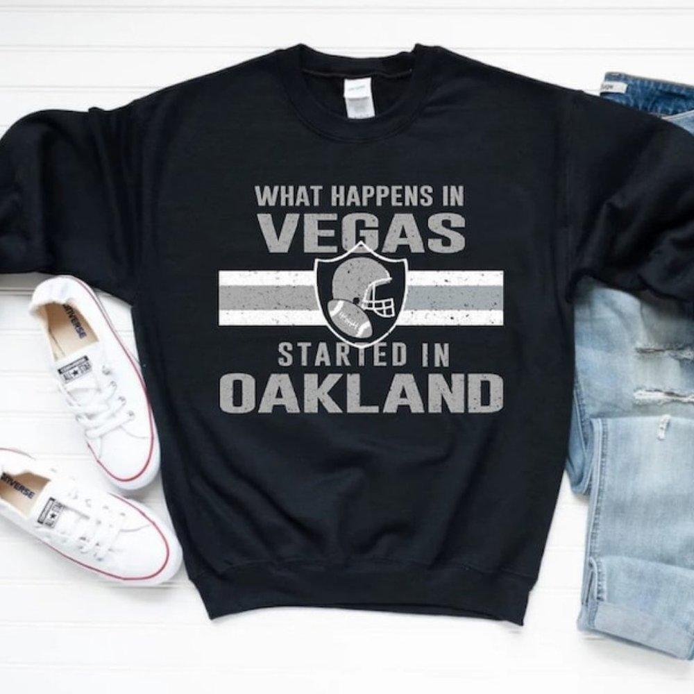 Las Vegas Football What Happens In Vegas Sweatshirt